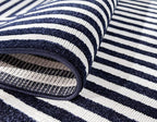 Unique Loom Sabrina Soto Outdoor Collection Geometric, Modern, Vibrant, Carved Area Rug (5' 0 x 8' 0 Rectangular, Navy Blue/ Ivory)