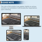 GarveeHome Hallway Runner Rug 2x6 Non Slip Scalloped Washable Rug for Kitchen Entry Stain Resistant Modern Border Throw Floor Carpet Long Runner Mat for Bathroom Living Room Bedside, Grey
