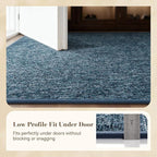 MontVoo Door Mat Indoor Entrance Doormat, Absorbent Durable Rubber Non Slip Front Door Mat for Inside Entry Entryway Dirt Trapper Welcome Mat, Navy Blue 32''x48''