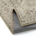Brown 2x5 Runner Rug Vintage Area Carpet Hallway Indoor Kitchen Washable Low Pile Traditional Distressed Retro Accent Throw Rug Non Slip for Laundry Bathroom Office