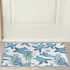 Tritard Coastal Sea Turtles 2x3 Area Rugs - Small Machine Washable Foldable Throw Rugs Non-Slip Beach Themed Entryway Doormat Indoor Entrance Carpet for Kitchen Bathroom Laundry Bedroom Living Room