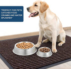 OLANLY Front Door Mat Indoor Outdoor Entrance, Waterproof Heavy Duty Doormat, Fade Resistant, Low Profile, Easy Clean Patio Porch Welcome Floor Mats for Entry, 29.5x17, Tan