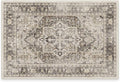 RUGGABLE Washable Vintage Area Rug – Kamran Hazel 2x3, Stain-Resistant, Non-Slip – Small Machine Washable Rugs for Living Room, Bedroom, Hallway, Entryway & Bathroom–with Standard Pad