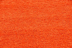 Unique Loom Solid Shag Collection Area Rug (8' Square, Tiger Orange)