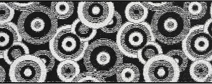 Custom Size Long Black Hallway Runner Rug | Cut to Length 2'3" x 14' (Runner) | Non-Slip & Machine Washable | REMNAZ