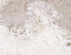 Unique Loom Solid Shag Collection Area Rug (2' 2" x 6' 7" Runner, Snow White)
