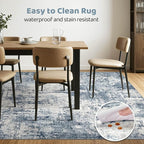 10X14 Area Rugs Living Room: Washable Large Abstract Soft Rug Stain Resistant Indoor Non-Slip Carpet for Men Modern Home Enthusiasts Aged 25-45 - High Traffic Areas - Bedroom Office Playroom