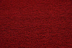 Unique Loom Solid Shag Collection Area Rug (8' Square, Cherry Red)