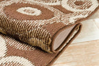 23 ft Extra Long Brown Hallway Runner Rug | Non-Slip & Machine Washable | Custom Cut to Size 2'3" x 23' (Runner) | REMNAZ