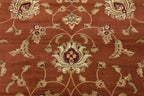 Unique Loom Voyage Collection Traditional Oriental Classic Intricate Design Area Rug (10' 0 x 10' 0 Square, Terracotta/Ivory)