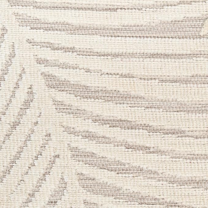 Nourison Home Suncoast Beige 5'3" x 7'3" Area Rug - Easy Clean, Non Shedding, Bed Room, Living Room, Dining Room, Kitchen (5' x 7')