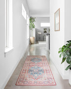 Loloi Skye Collection SKY-05 Brick/Ocean 2'-6" x 10'-0" Runner Rug