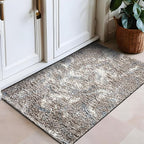 Rugshop Abstract Marble Shag Area Rug Blue 2' x 3' Ideal for Entryways, Kitchens, or Small Spaces