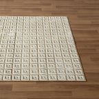 LUXE WEAVERS Geometric Greek Pattern Area Rug, Gold, 5'X7'
