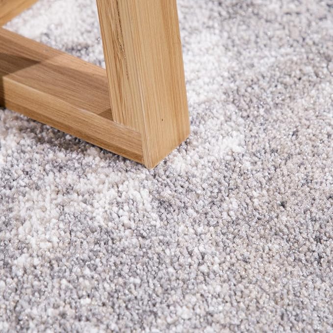 Paco Home Abstract Area Rug Artful Mottled Color Pattern in Beige Grey, Size: 2' x 3'3"