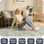 Washable 2x3 Entry Rug, Front Door Rugs Indoor, Vintage Floral Area Rugs for Kitchen, Non-Slip Bathroom Small Rugs, Perfect for Entryway Décor Door Mat (2x3 Beige Blue)