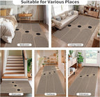 Tangsoo Rainbow Easy Jute Rug 2x4 Small Rugs for Entryway,Washable Thin Outdoor Door Mat, Non-Slip Indoor Floor Carpet Farmhouse Throw Mat for Kitchen Hallway Bedroom Front Porch
