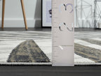 Abani 5'3" x 7'6" (5x8) Grey & Brown Modern Floral Living Room Rug - Non-Shed Tropical Palm Leaves Pattern Area Rug Rugs