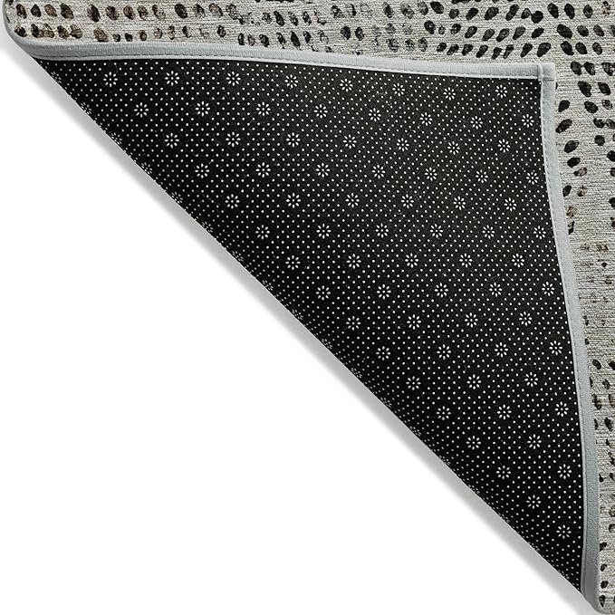 Addison Rugs Chantille ACN591 Gray 8' x 10' Indoor Outdoor Area Rug, Easy Clean, Machine Washable, Non Shedding, Bedroom, Living Room, Dining Room, Kitchen, Patio Rug