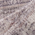 6x9 Purple Area Rug for Living Room Washable Vintage Distressed Carpet Large Bedroom Low Pile Non Slip Indoor Soft Retro Throw Accent Rug Office Kitchen Bathroom Dining Room