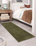 Unique Loom Finsbury Collection Area Rug - Kate (2' 7" x 12' Runner, Green)