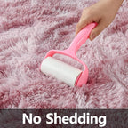 Shag Area Rug, 4 X 6 Tie-Dyed Plush Fuzzy Rugs for Living Room, Ultra Soft Fluffy Furry Rug for Bedroom, Indoor Carpet Nursery Rugs for Kids Room Home Decor, Pink Purple