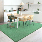 AROGAN Small Washable Area Rugs for Bedroom, 2×4 Runner Rug with Memory Foam for Hallway, Non Slip Fluffy Carpet Indoor Rug Runner for Kitchen, Bedside, Entryway Bathroom Home Decor, Matte Green