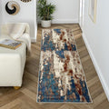 LUXE WEAVERS Lagos Collection Passion 2x7 Abstract Area Rug