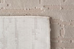 Revival Rugs Ebb 3'11"x6'1" Machine Washable Area Rug for Kitchen Bedroom - 100% Recycled Oeko-TEX Certified, Medium Pile, Taupe