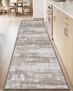LUMI Washable Kitchen Rug 2x6 for Floor, Non Slip Runner Rugs with Rubber Backing, Low Pile Comfort Area Carpet for Standing, Living Room, Entryway, Laundry, Hallways