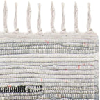 SAFAVIEH Rag Rug Collection Area Rug - 9' x 12', Grey, Handmade Boho Stripe Cotton, Ideal for High Traffic Areas in Living Room, Bedroom (RAR121A)