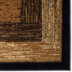 Home Dynamix Royalty Vega Contemporary Geometric Runner Area Rug, Black/Beige, 1'9"x7'2"