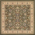 Unique Loom Sialk Hill Collection Area Rug - Washington (7' 10" Square Green/Hunter Green)