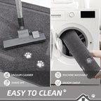 BEQHAUSE Dog Door Mat for Muddy Paws 20"x32" Dirt Trapper Absorbent Doormat Non Slip Entryway Rugs Washable Stain Resistant Welcome Floor Mat Soft Low-Profile for Front Back Door, Dark Grey