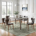 Abstract Rug 8x10 Large Living Room Neutral Modern Washable Area Rugs for Bedroom Dining Room Non-Slip Stain Resistant Foldable Thin Green Black