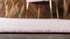 Unique Loom Trellis Frieze Collection Area Rug - Geometric (5' 1" x 8', Light Pink/ Ivory)