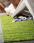Unique Loom Solid Shag Collection Area Rug (8' x 11' Rectangle, Grass Green)