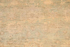 Rug Source Tribal Collection 7x9 Moroccan Area Rug, Hand Knotted Beige & Ivories Floral Rug, Oriental Jute Carpet for Bedroom, Living Room, Dining Room
