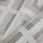 ReaLife Rugs Machine Washable Area Rug Runner - Living Room Bedroom Bathroom Kitchen Entryway Office - Non-Slip Baking Low Pile Stain Resistant Premium - Modern Geometric - Remi - Beige 2'6" x 6'