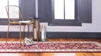 Unique Loom Voyage Collection Traditional Oriental Classic Intricate Design Area Rug (2' 0 x 8' 0 Runner, Red/Gold)