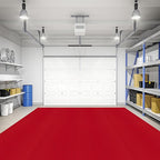 Ottomanson 6'6" x 53' Hallway Runner with Scraper Pile Extra Durable Non-Slip Rug Mat for Indoor & Outdoor Use - Ideal for Kitchen, Entryway, Patio & Garage - High-Traffic Carpet, Red