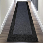 Machine Washable Kitchen Rug 24" x 96", Non Slip Kitchen Mat for Floor, Absorbent Entrance Runner Rug for Bedroom, Hallway, Bathroom, Door (Roll Packing)