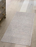 Unique Loom Finsbury Collection Area Rug - Meghan (2' 7" x 12' 2" Runner, Gray and Ivory)