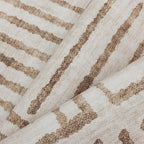 ReaLife Rugs Machine Washable Area Rug Runner - Living Room Bedroom Bathroom Kitchen Entryway Office - Non-Slip Baking Low Pile Stain Resistant Premium - Modern Geometric - Finn - Beige 2'6" x 6'