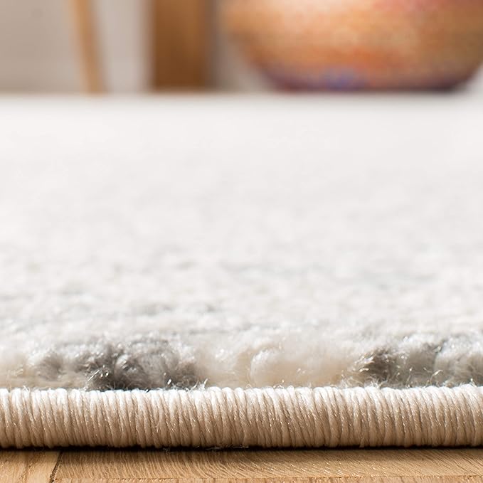 SAFAVIEH Tulum Collection Accent Rug - 2' x 4', Ivory & Grey, Moroccan Boho Tribal Design, Non-Shedding & Easy to Clean, Ideal for Front Door, Kitchen, Entryway, Foyer (TUL272A)