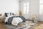 Keen Home Design Area Rugs - 6x9 Non-Shedding, Abstract Rugs for Kitchen, Living Room, Bedroom, Dining Room, Entryway - Size: 5'11" x 9'2", Multi