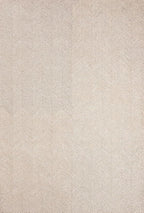 Modern Herringbone Chevron Collection Handcrafted Wool Area Rug - Durable, Zigzag Pattern, for High Traffic, Contemporary Design for Living Room, Bedroom, Dining Room Decor (Sand Beige, 3' x 5')