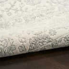 Nourison Home Grace Grey 7'10" x 9'10" Area Rug - Easy Clean, Non Shedding, Bed Room, Living Room, Dining Room, Kitchen (8' x 10')