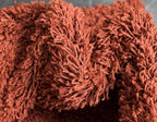 Unique Loom Solid Shag Collection Area Rug (3' 3" x 5' 3" Rectangle, Terracotta)
