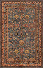 Traditional Collection 7' 11'' X 4' 11'' Rug Rug, All-Over 100% Wool Carpet for Home Décor, Foyer and Hallway